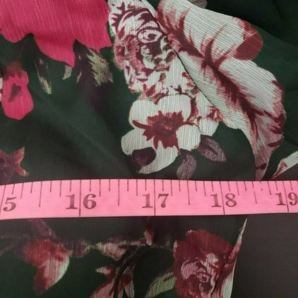 Latiste by Amy Green Floral Sweetheart Neckline Short Sleeve Dress XL - Picture 15 of 15